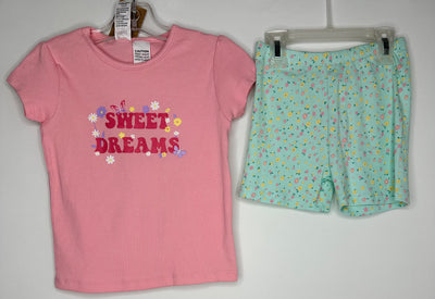 2pc Sweet Dreams PJ NWT, Pink Grn, size 4