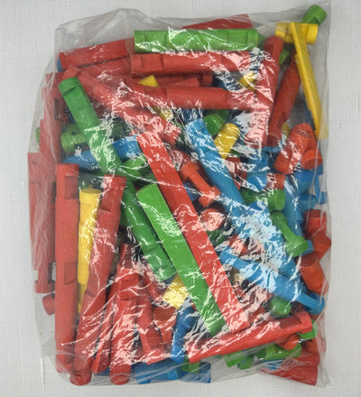 Coloured Lincoln Logs Bag, ., size .